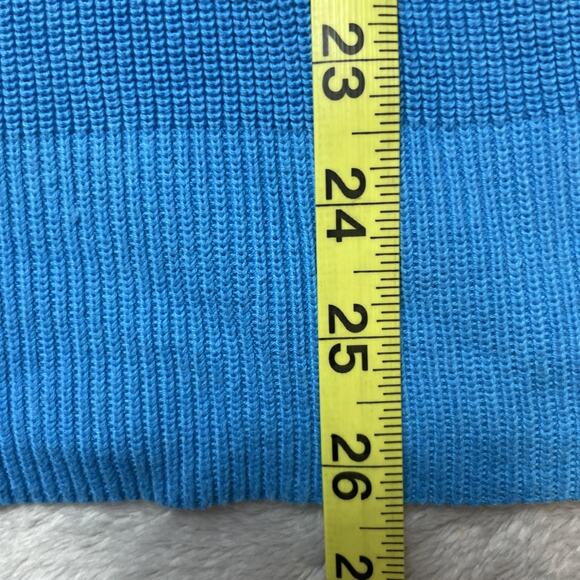 Talbots Girlfriend Dip Dye Ombre Cardigan Sweater Womens L Blue V-Neck Button Up - Picture 6 of 6